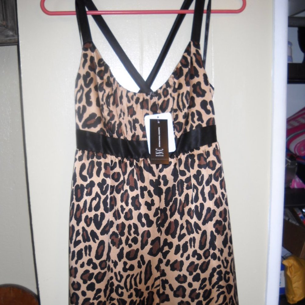 Leopard print dress